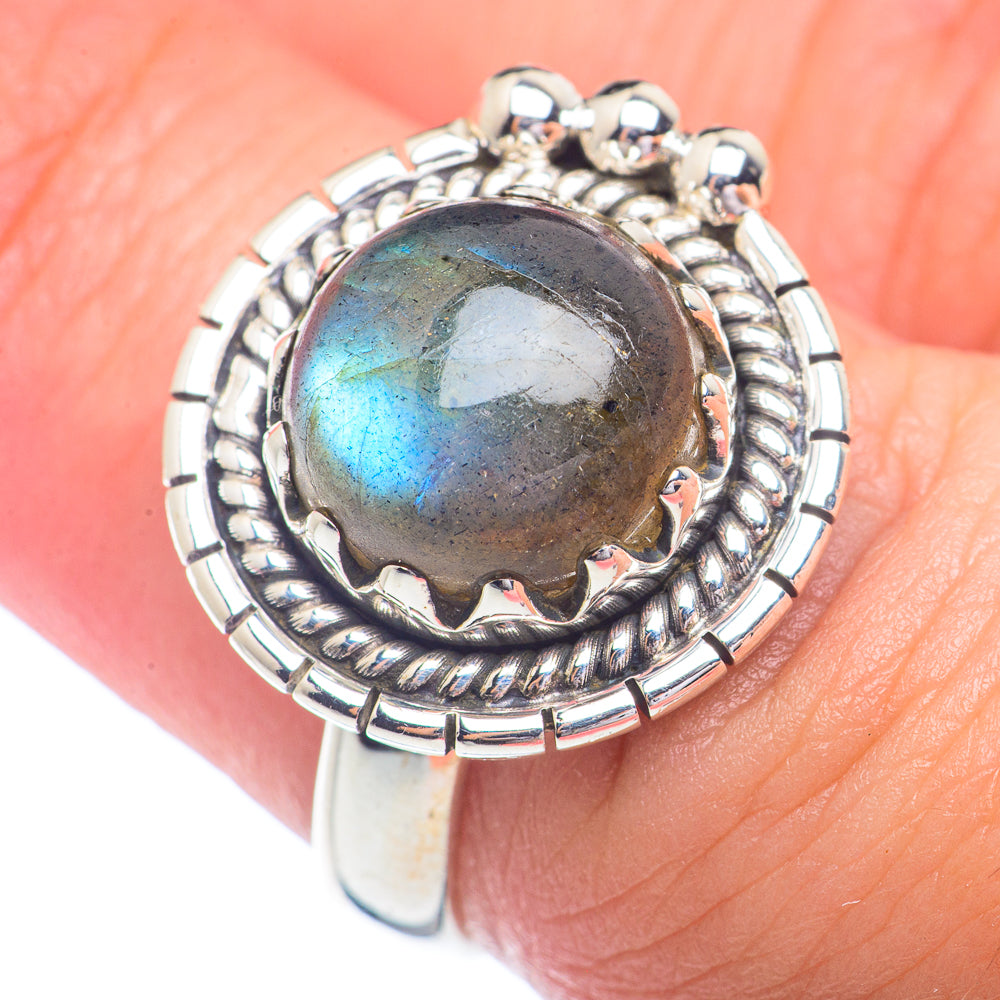 Labradorite Rings handcrafted by Anasilvercos - RING72265