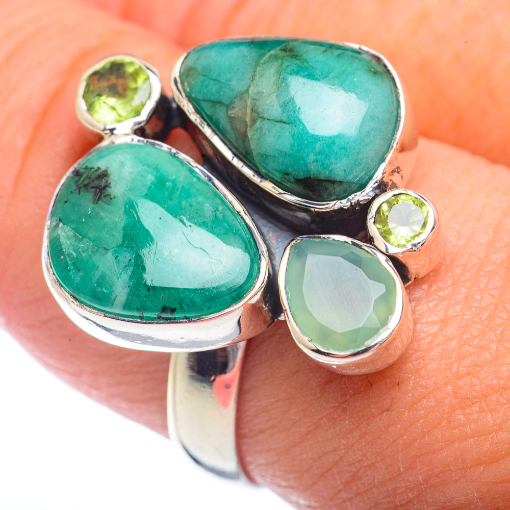 Peruvian Opal Rings handcrafted by Anasilvercos - RING72271