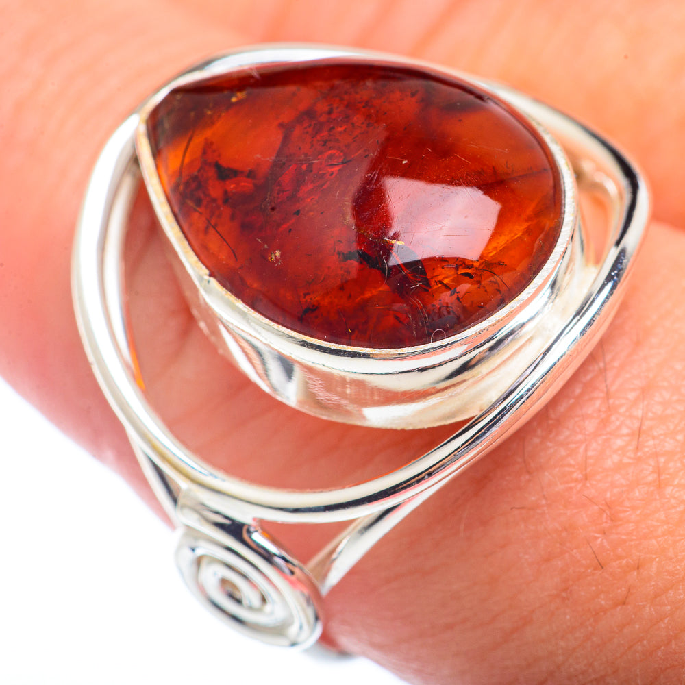 Baltic Amber Rings handcrafted by Anasilvercos - RING72279