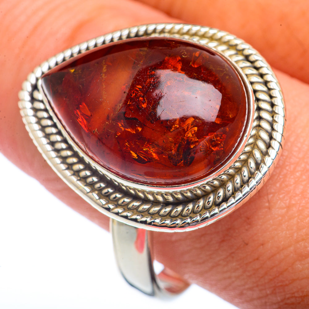 Baltic Amber Rings handcrafted by Anasilvercos - RING72280