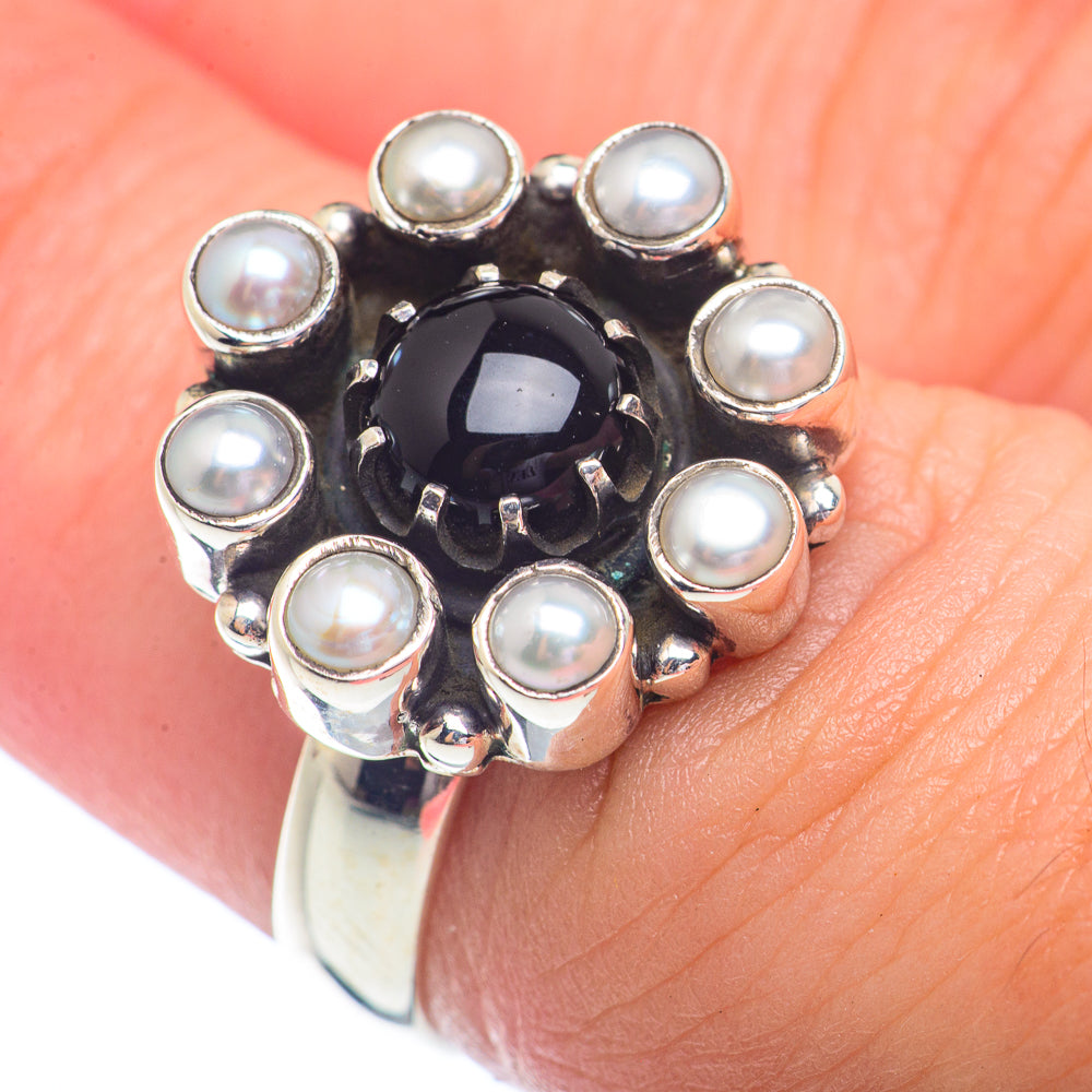 Black Onyx Rings handcrafted by Anasilvercos - RING72294