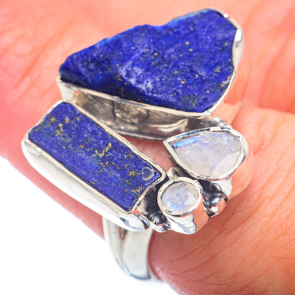 Lapis Lazuli Rings handcrafted by Anasilvercos - RING72344