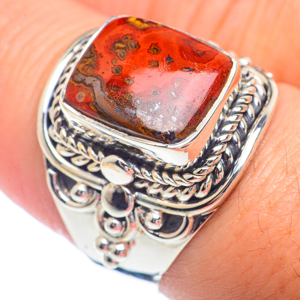 Wild Horse Jasper Rings handcrafted by Anasilvercos - RING72355