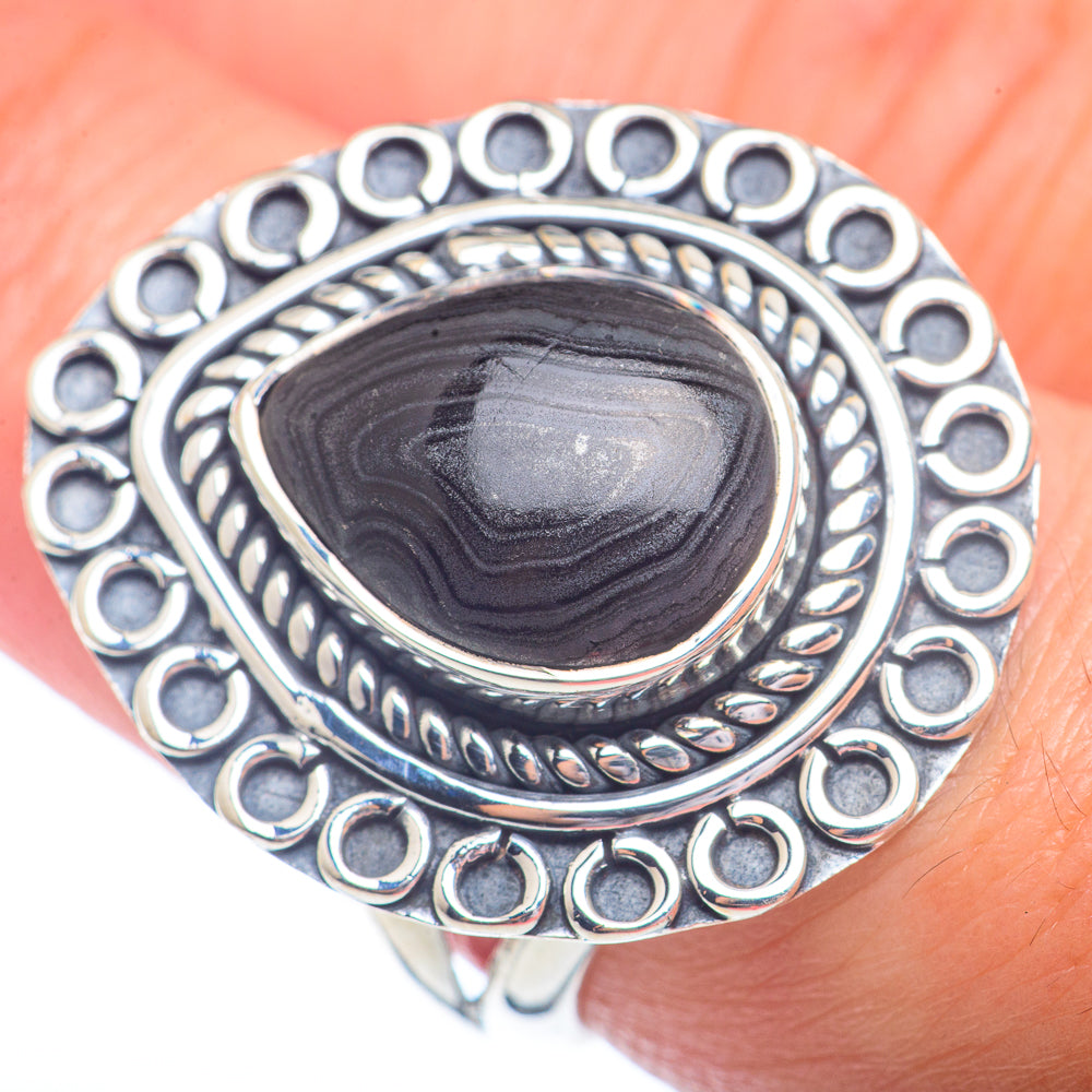 Psilomelane Rings handcrafted by Anasilvercos - RING72371