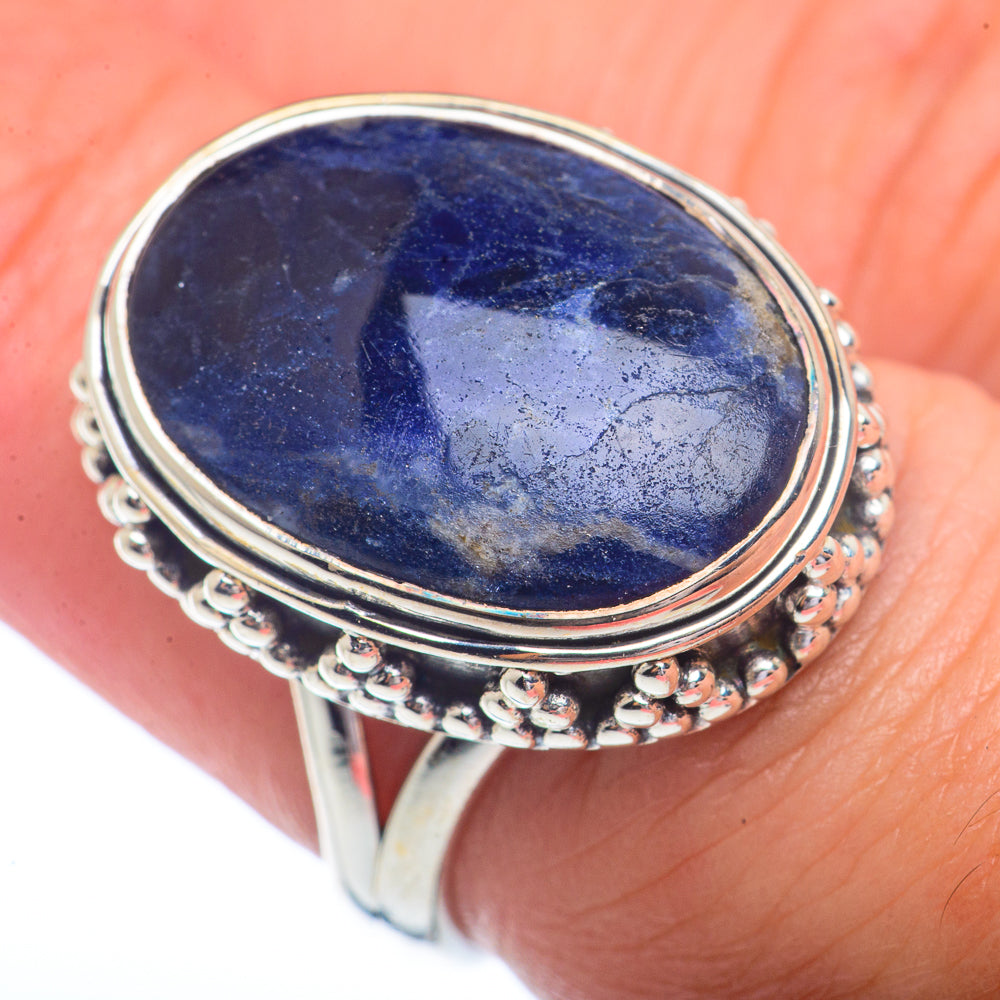 Sodalite Rings handcrafted by Anasilvercos - RING72380