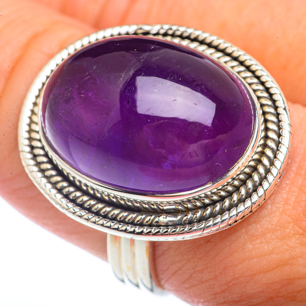 Amethyst Rings handcrafted by Anasilvercos - RING72386