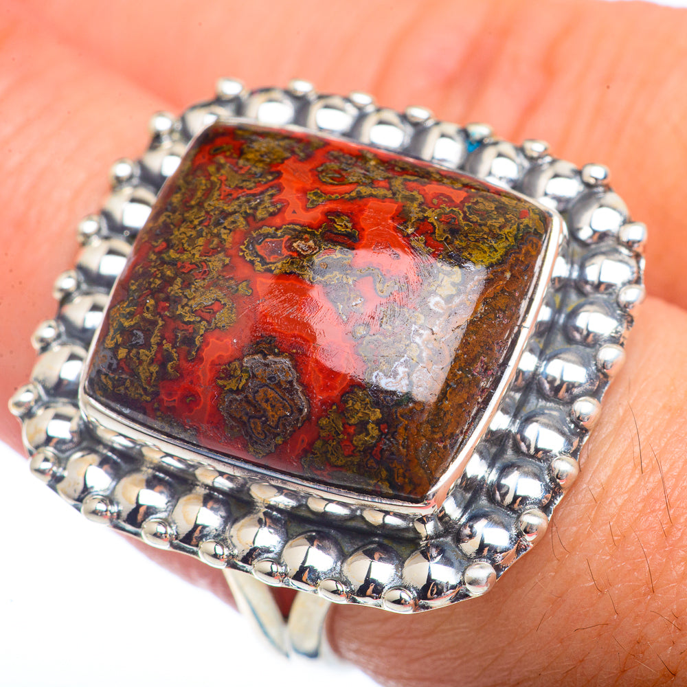 Moroccan Agate Rings handcrafted by Anasilvercos - RING72427