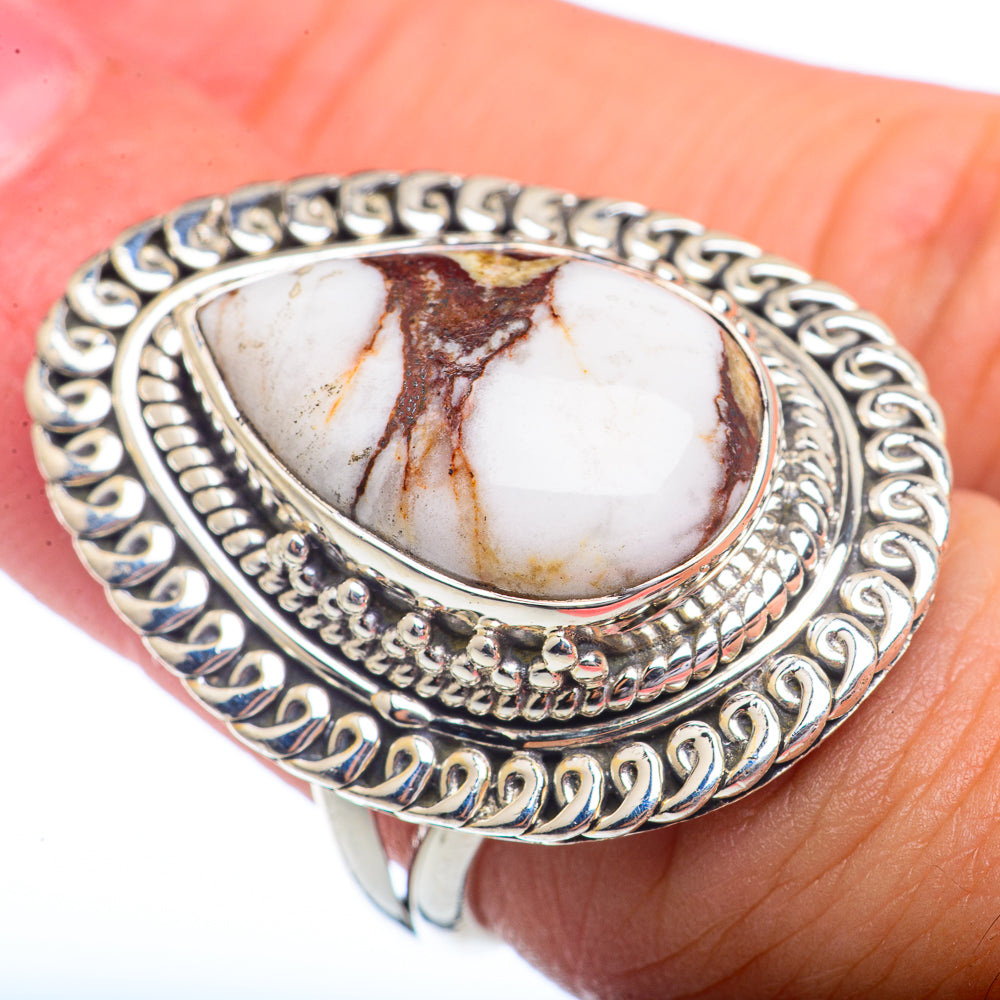 Peanut Wood Jasper Rings handcrafted by Anasilvercos - RING72430