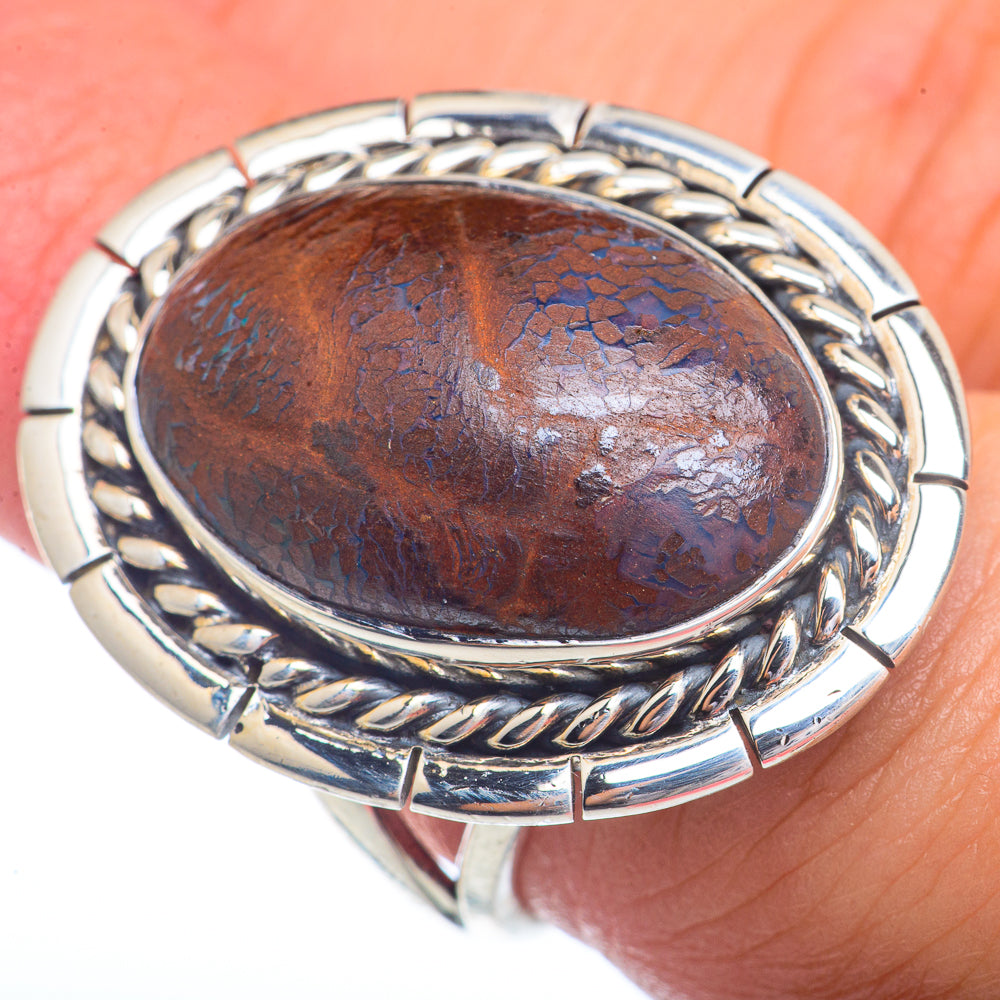 Wild Horse Jasper Rings handcrafted by Anasilvercos - RING72448