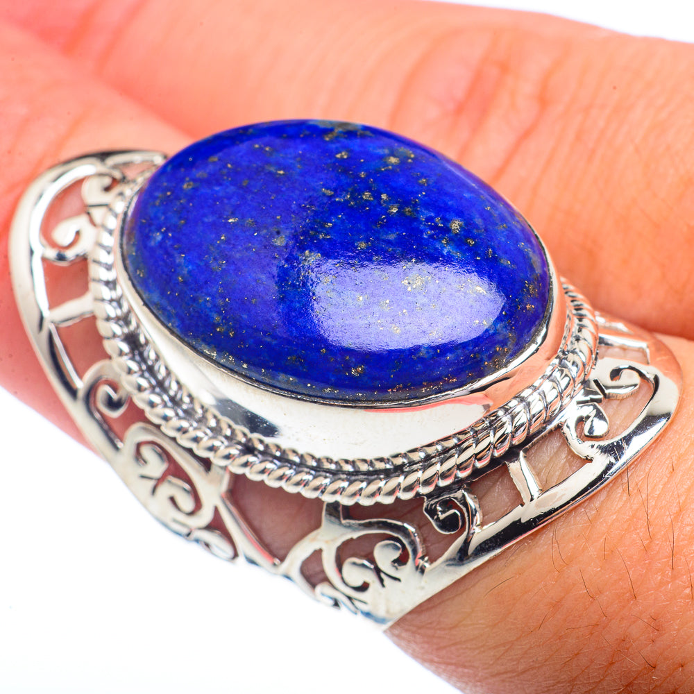 Lapis Lazuli Rings handcrafted by Anasilvercos - RING72458