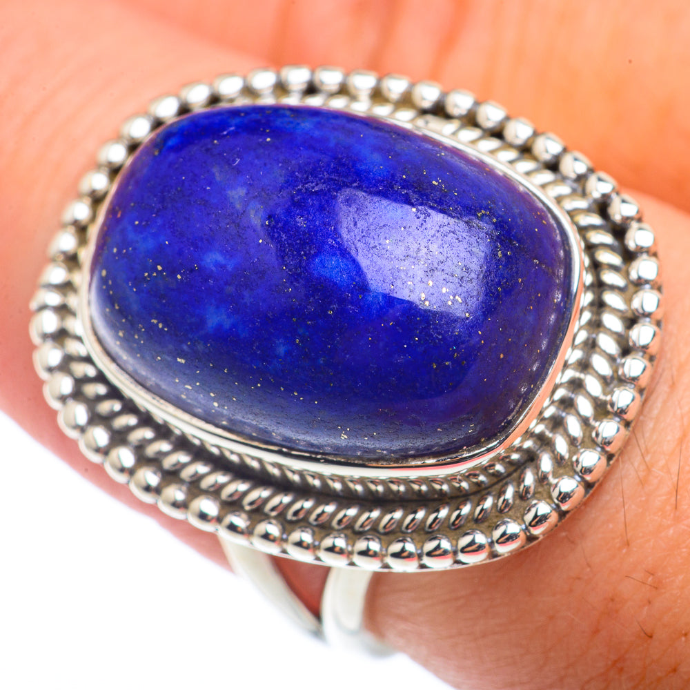 Lapis Lazuli Rings handcrafted by Anasilvercos - RING72470