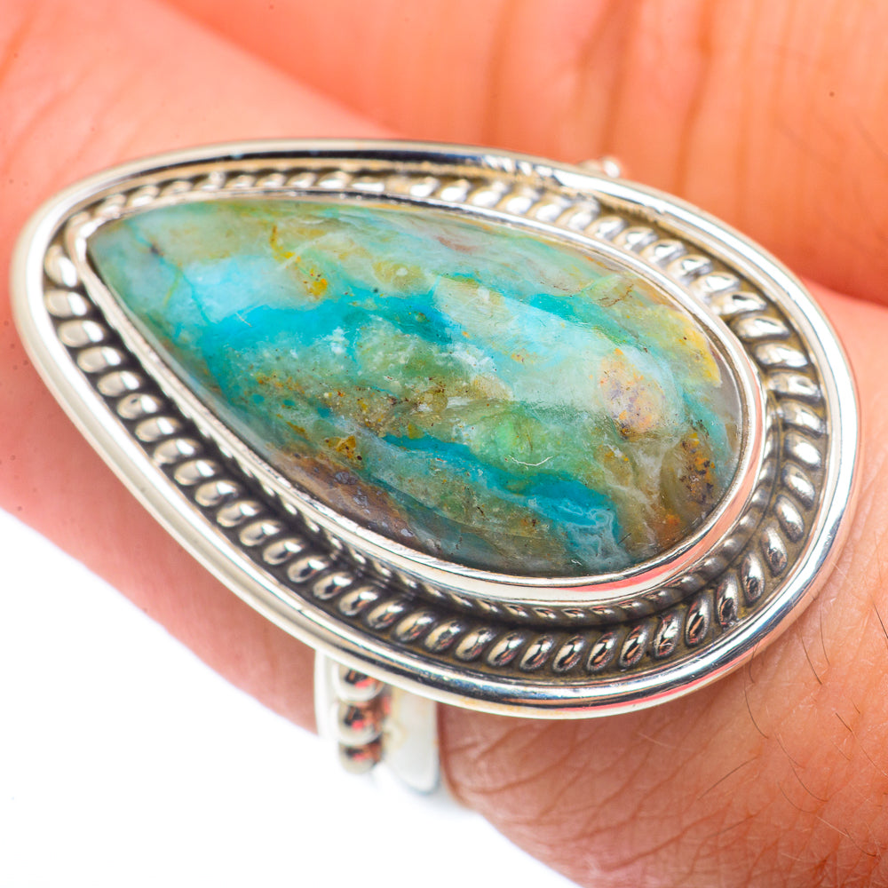 Peruvian Opal Rings handcrafted by Anasilvercos - RING72471