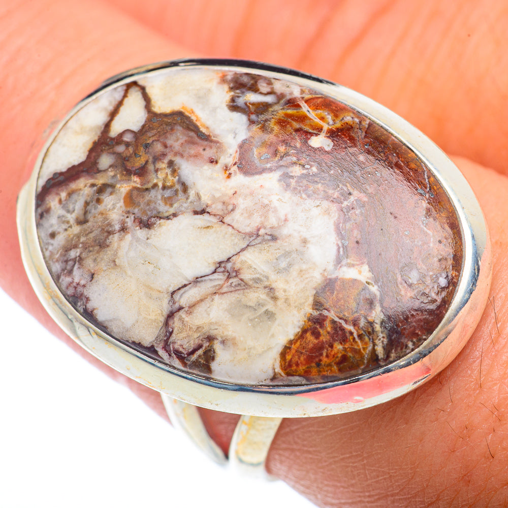 Red Jasper Rings handcrafted by Anasilvercos - RING72483