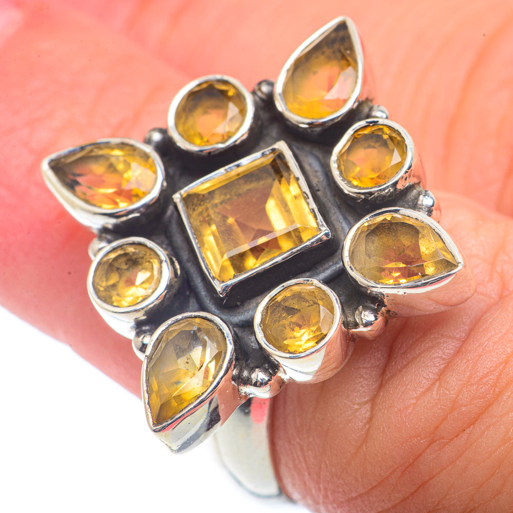 Citrine Rings handcrafted by Anasilvercos - RING72485