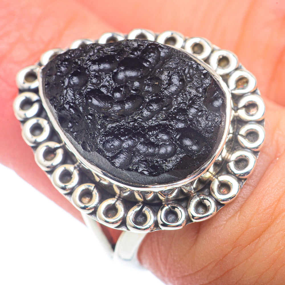 Tektite Rings handcrafted by Anasilvercos - RING72497