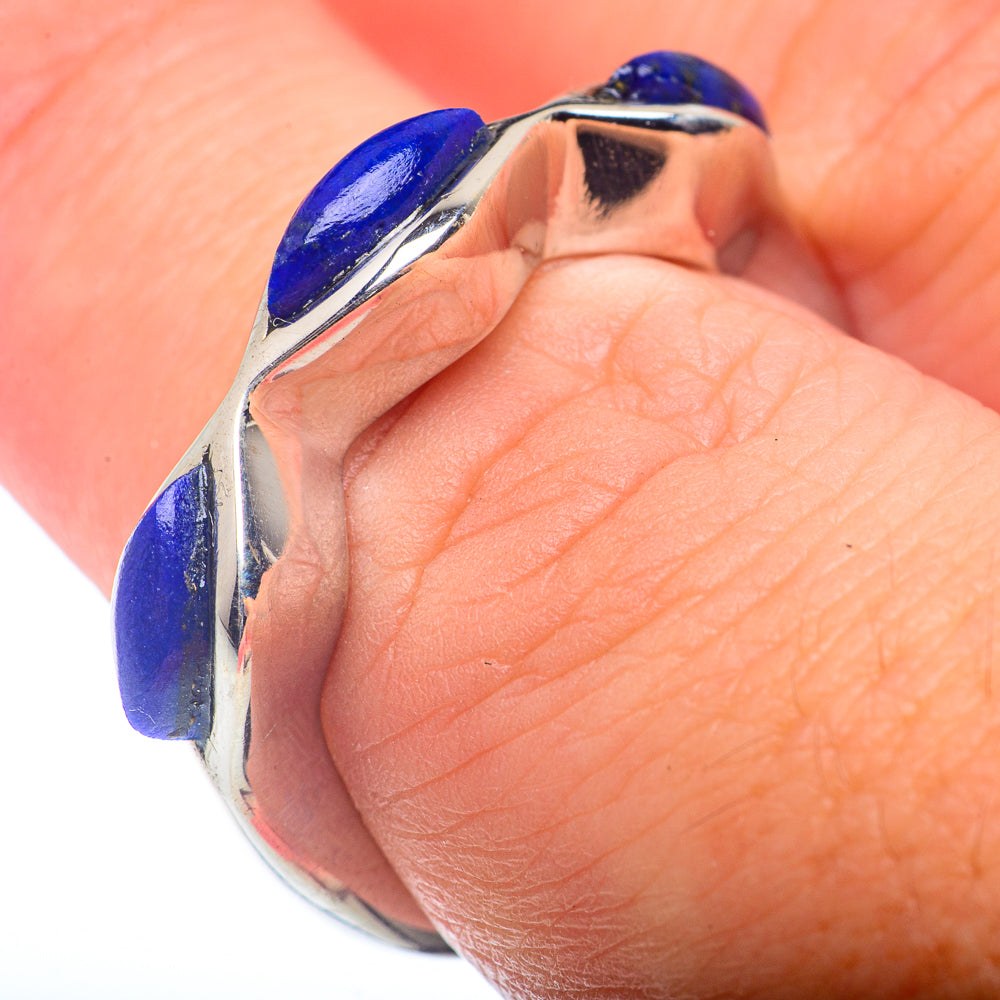 Lapis Lazuli Rings handcrafted by Anasilvercos - RING72517