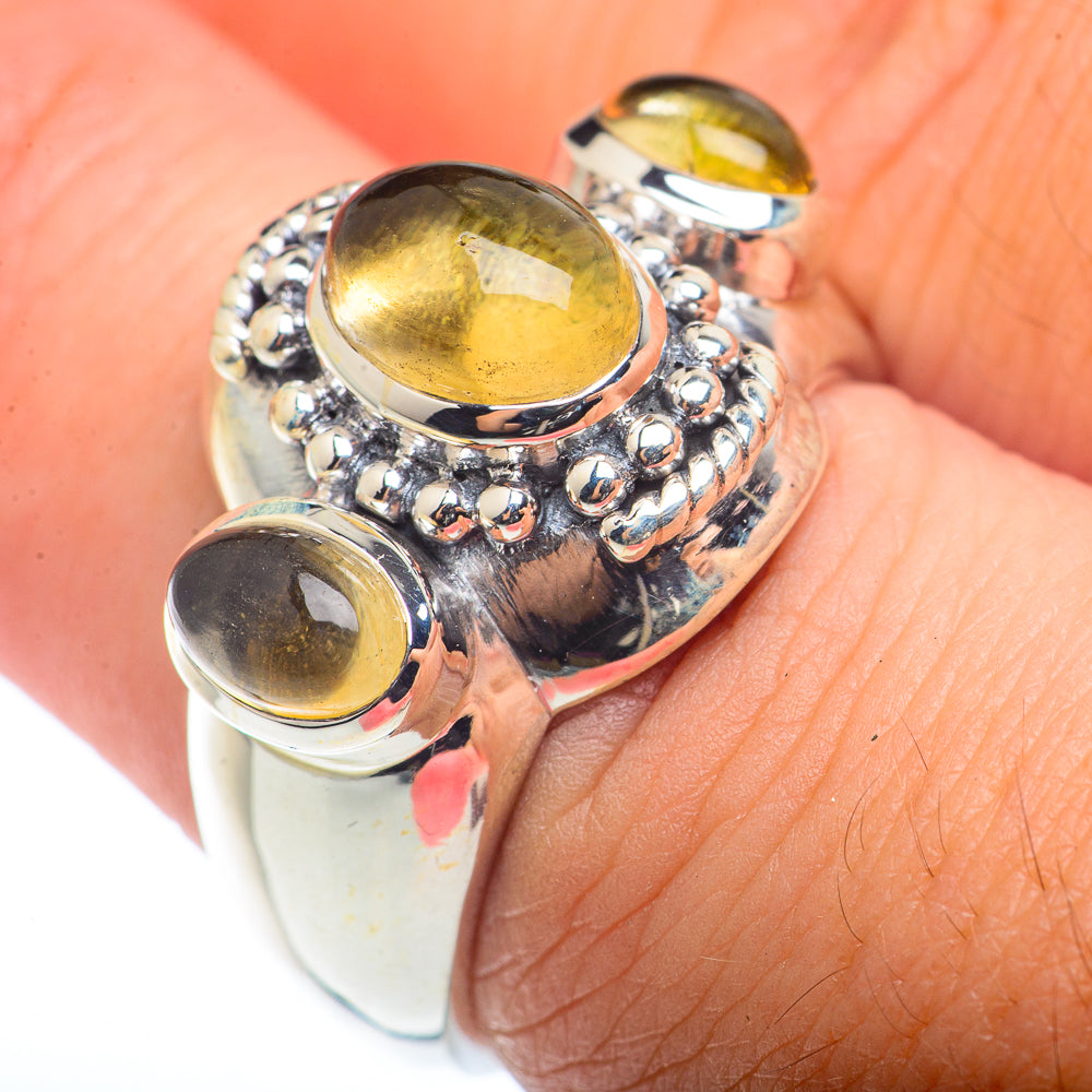 Citrine Rings handcrafted by Anasilvercos - RING72531