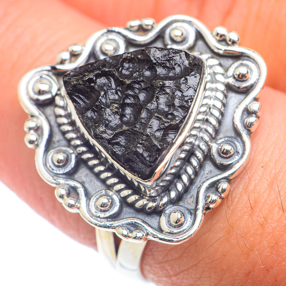Tektite Rings handcrafted by Anasilvercos - RING72542