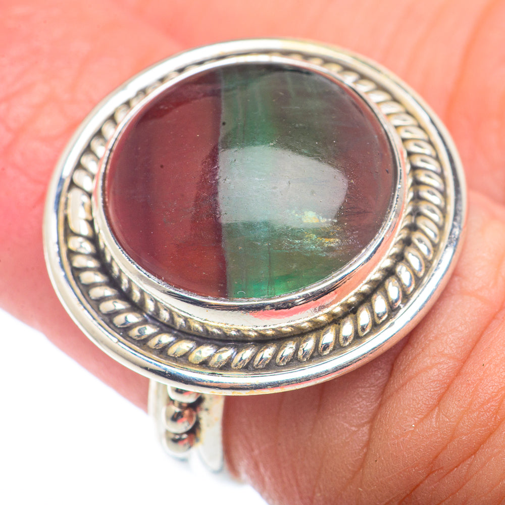 Green Fluorite Rings handcrafted by Anasilvercos - RING72551