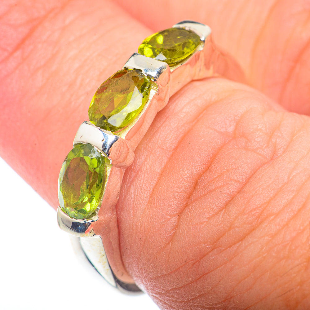 Peridot Rings handcrafted by Anasilvercos - RING72563