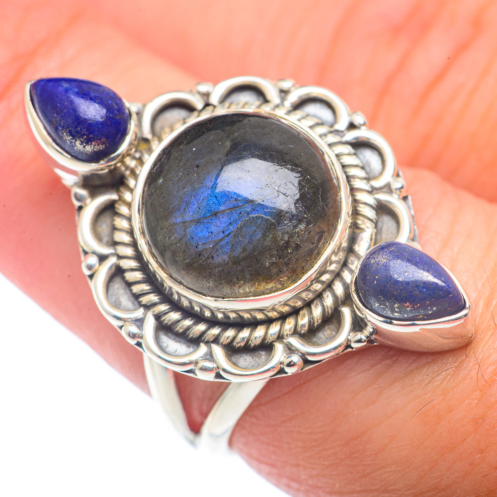 Labradorite Rings handcrafted by Anasilvercos - RING72600