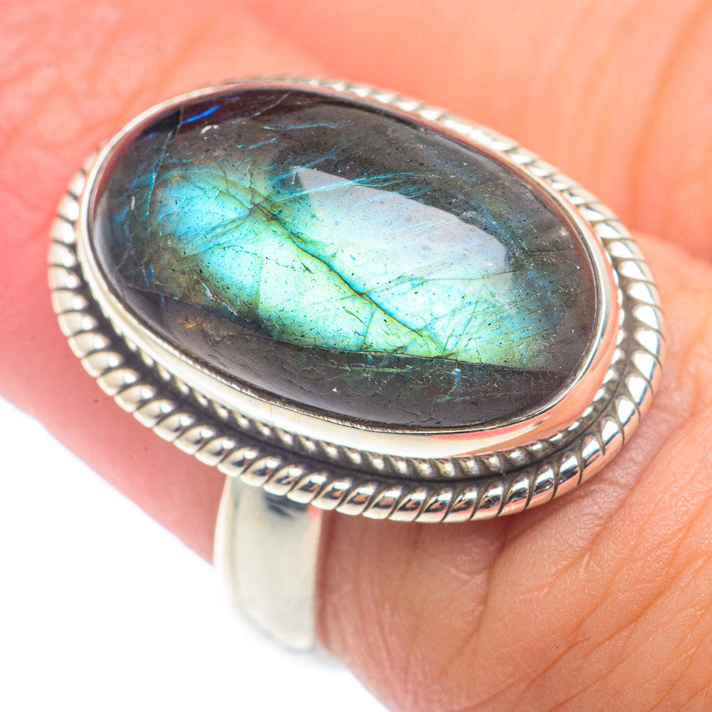 Labradorite Rings handcrafted by Anasilvercos - RING72605