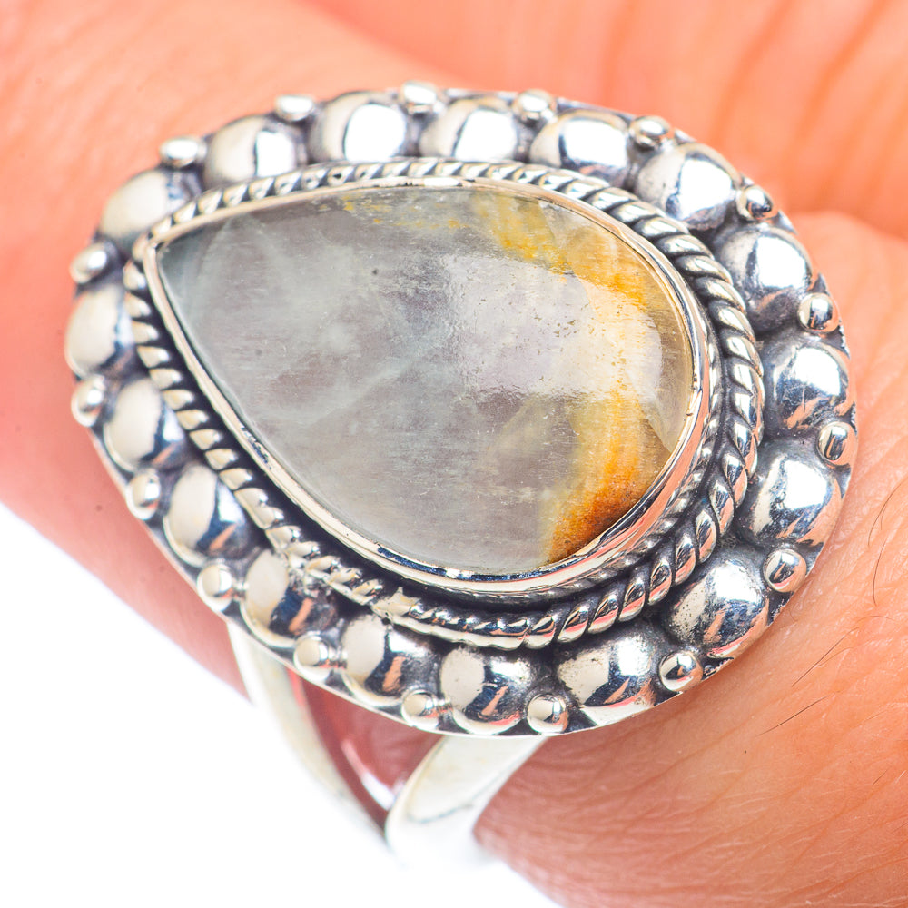Peruvian Opal Rings handcrafted by Anasilvercos - RING72635