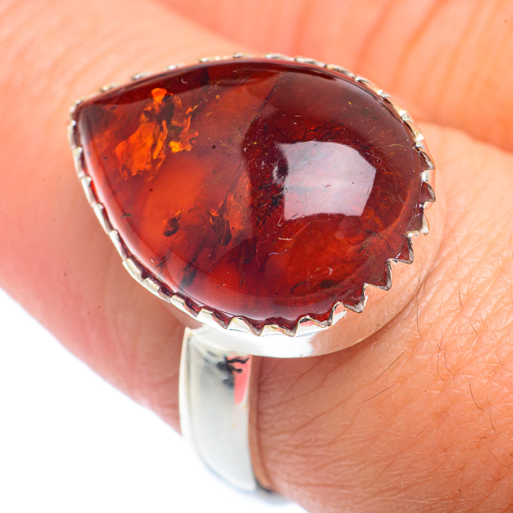 Baltic Amber Rings handcrafted by Anasilvercos - RING72651
