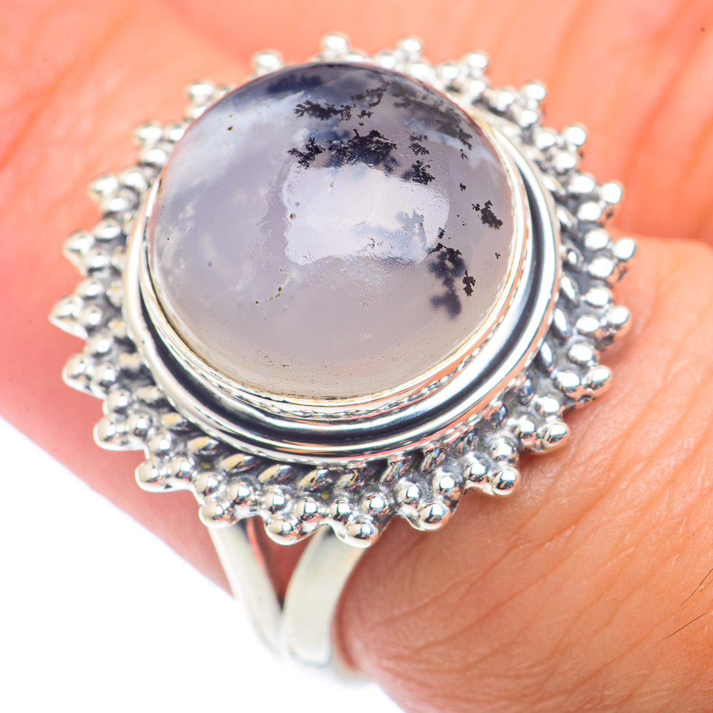 Dendritic Opal Rings handcrafted by Anasilvercos - RING72664