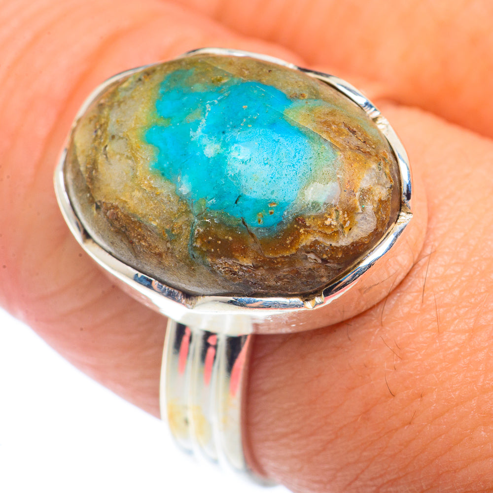 Peruvian Opal Rings handcrafted by Anasilvercos - RING72671