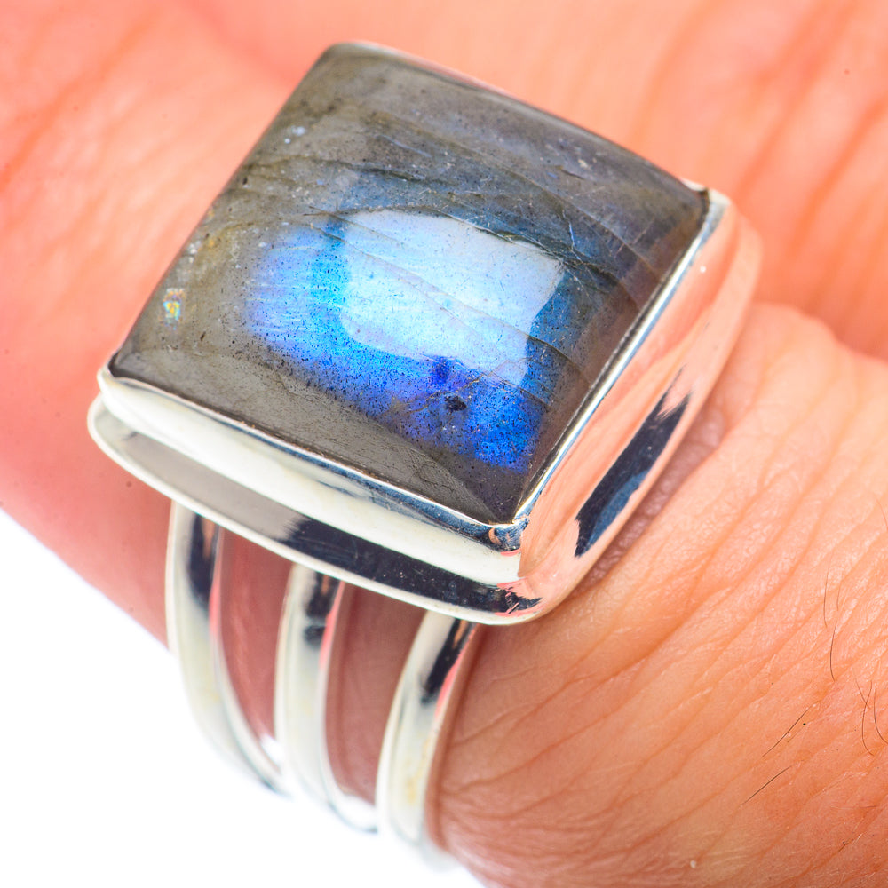 Labradorite Rings handcrafted by Anasilvercos - RING72676