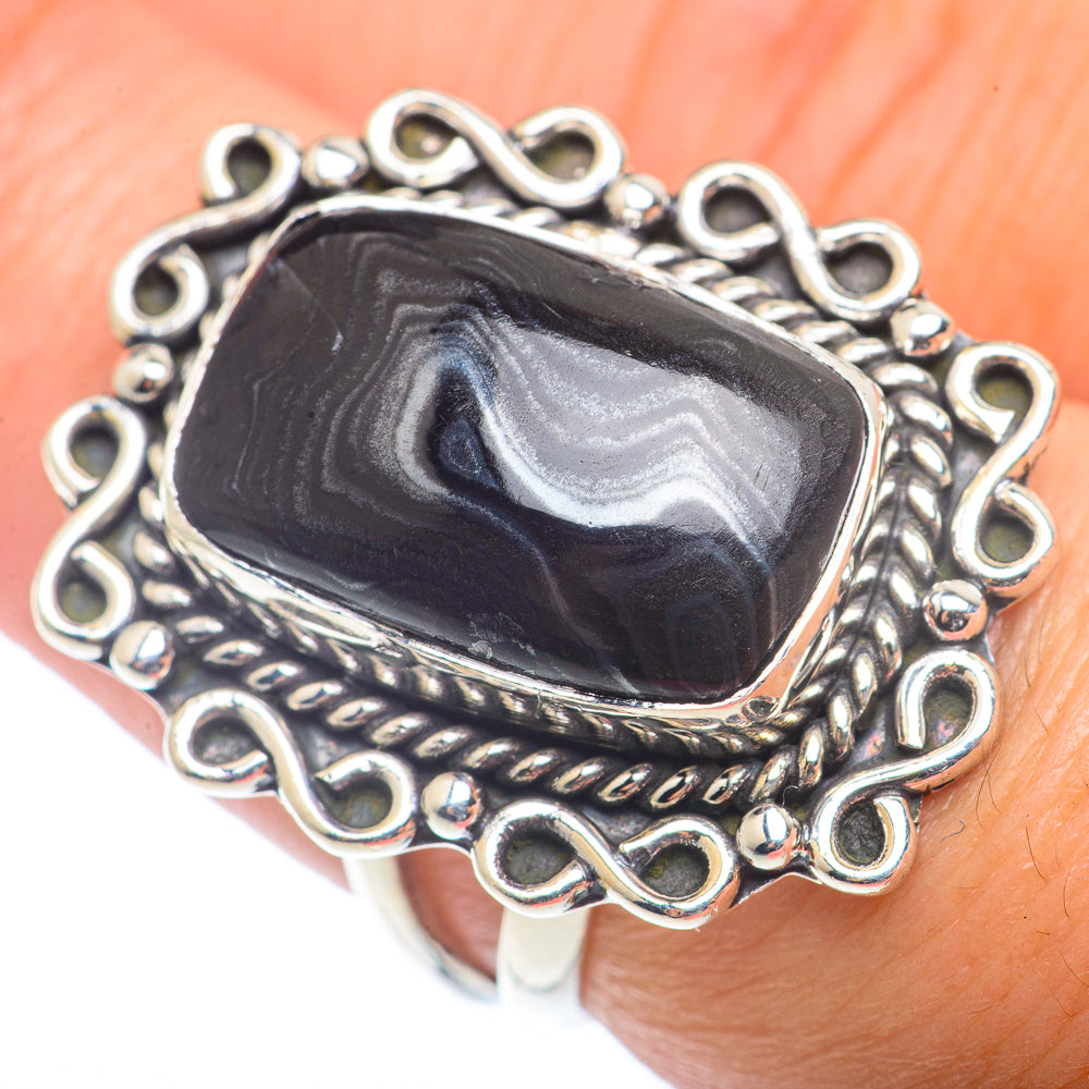 Psilomelane Rings handcrafted by Anasilvercos - RING72696