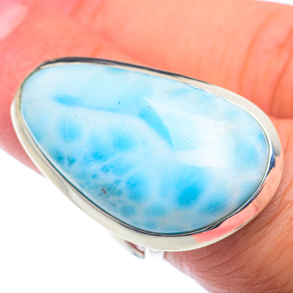 Larimar Rings handcrafted by Anasilvercos - RING72717