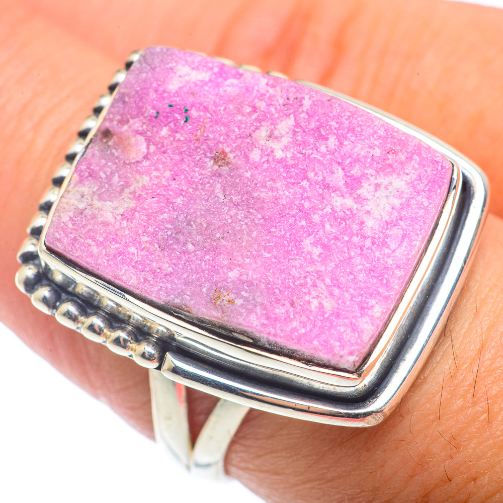 Cobalto Calcite Druzy Rings handcrafted by Anasilvercos - RING72777