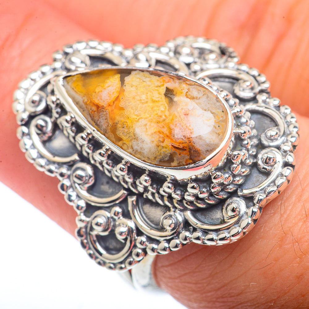 Ocean Jasper Rings handcrafted by Anasilvercos - RING72813