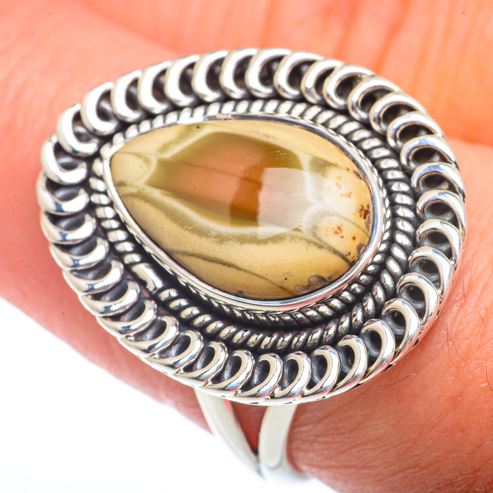 Willow Creek Jasper Rings handcrafted by Anasilvercos - RING72817