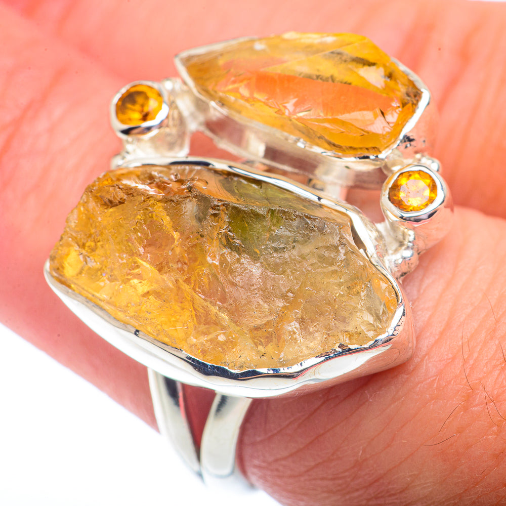 Citrine Rings handcrafted by Anasilvercos - RING72818