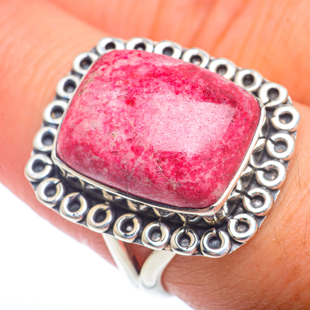 Thulite Rings handcrafted by Anasilvercos - RING72822