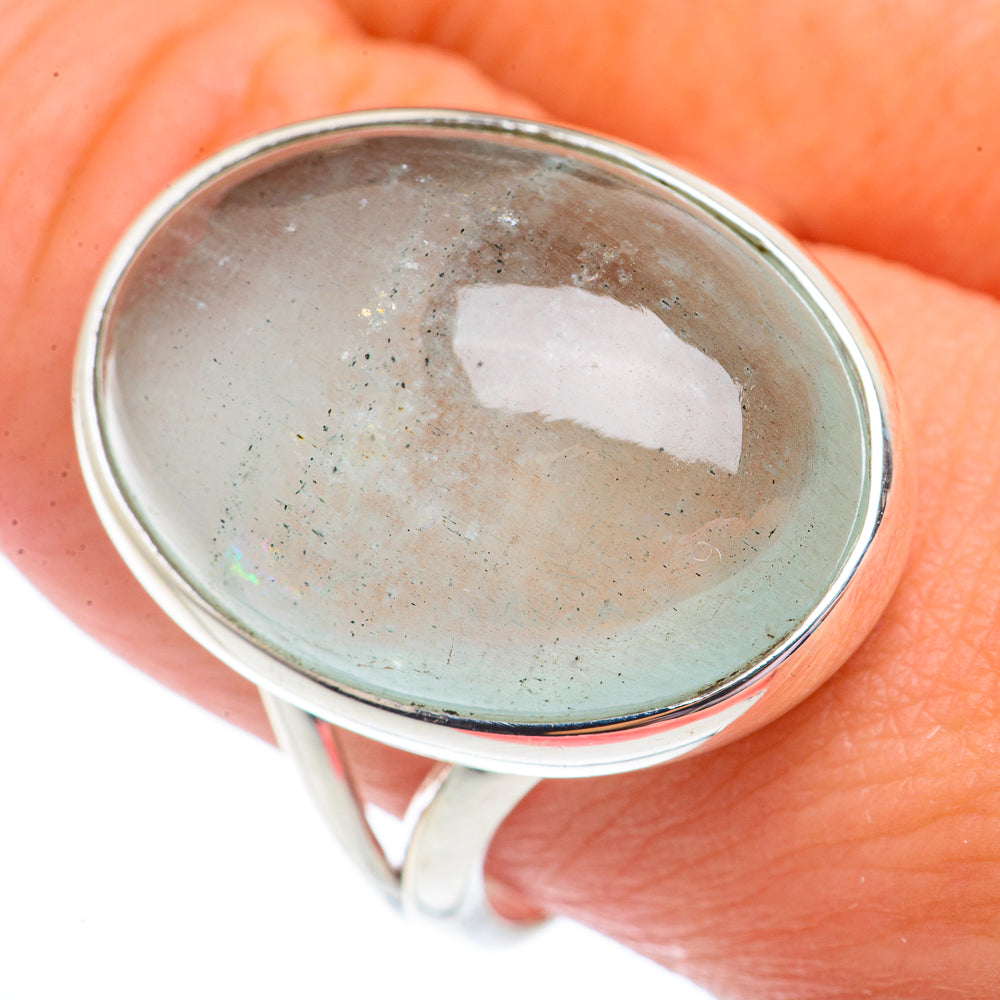 Aqua Chalcedony Rings handcrafted by Anasilvercos - RING72849