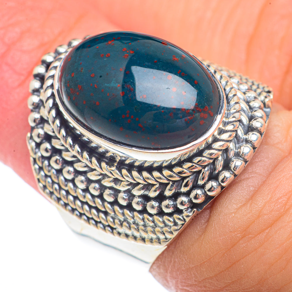 Bloodstone Rings handcrafted by Anasilvercos - RING72854