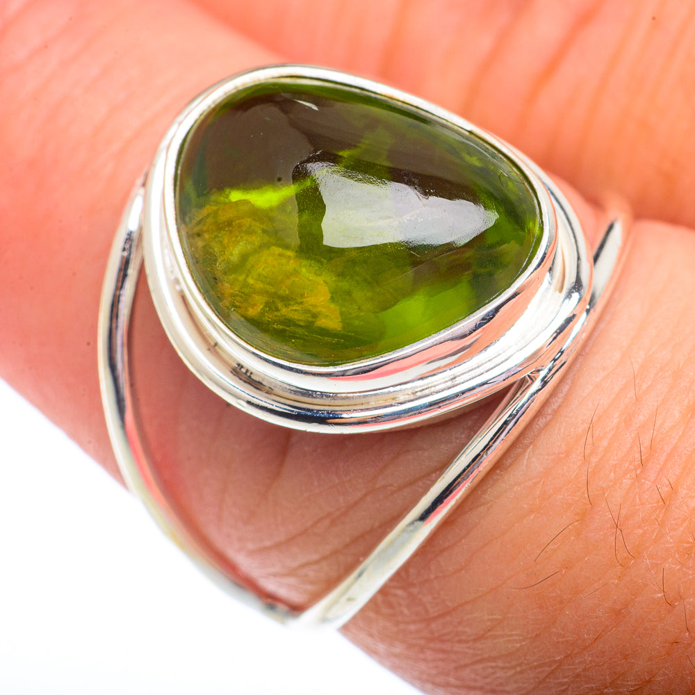 Peridot Rings handcrafted by Anasilvercos - RING72856