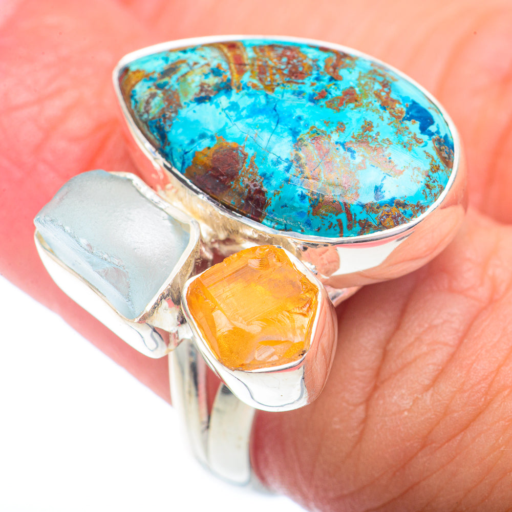 Shattuckite Rings handcrafted by Anasilvercos - RING72929