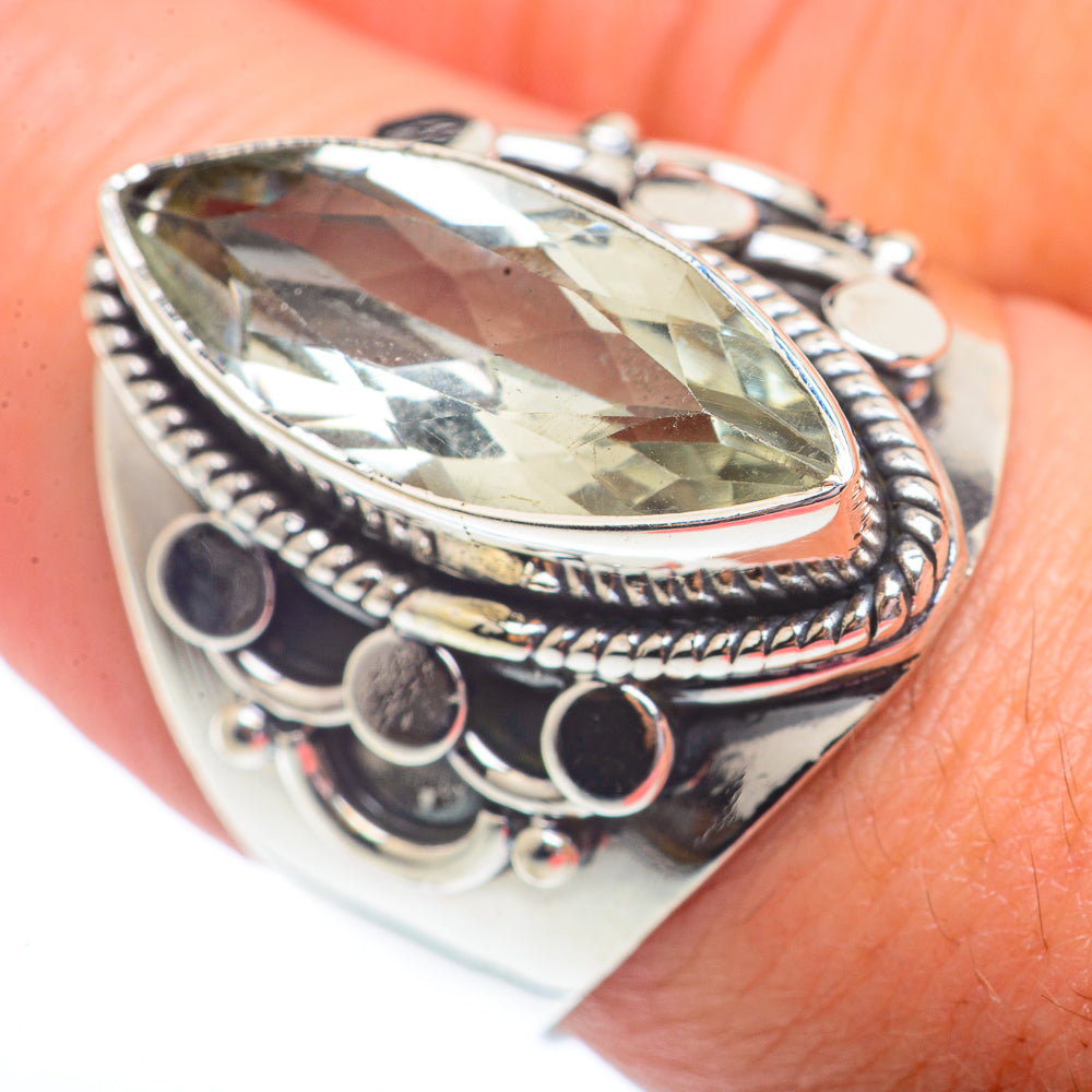 White Quartz Rings handcrafted by Anasilvercos - RING72977