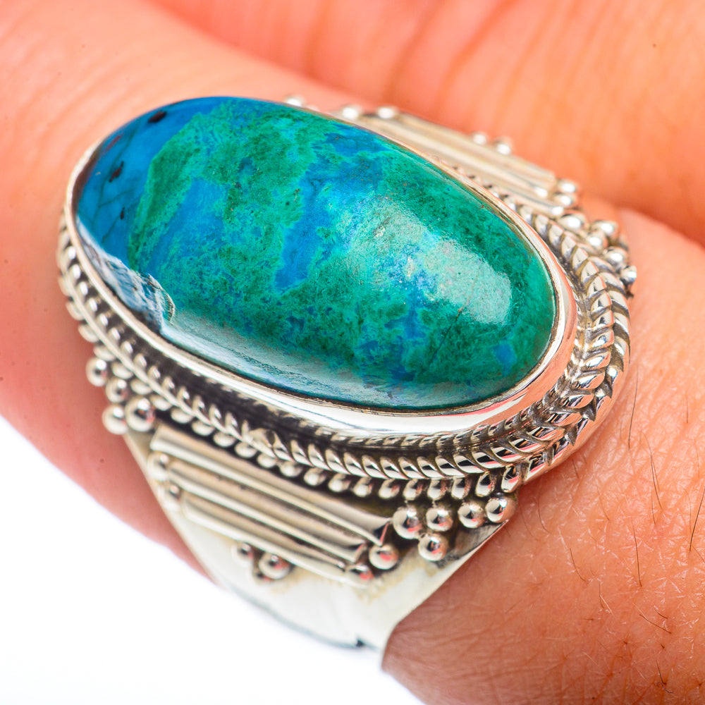 Chrysocolla Rings handcrafted by Anasilvercos - RING72979