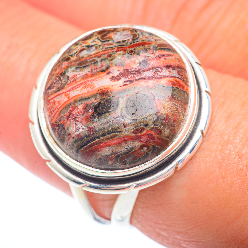 Poppy Jasper Rings handcrafted by Anasilvercos - RING72982