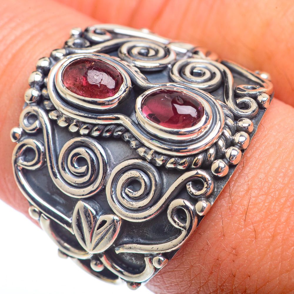 Garnet Rings handcrafted by Anasilvercos - RING72986