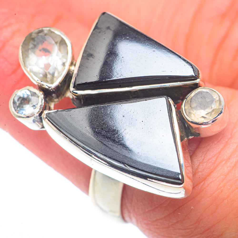 Hematite Rings handcrafted by Anasilvercos - RING73008