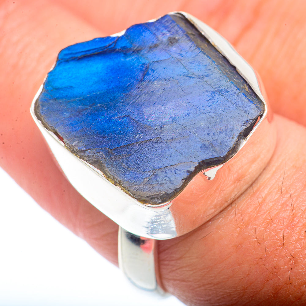 Labradorite Rings handcrafted by Anasilvercos - RING73009