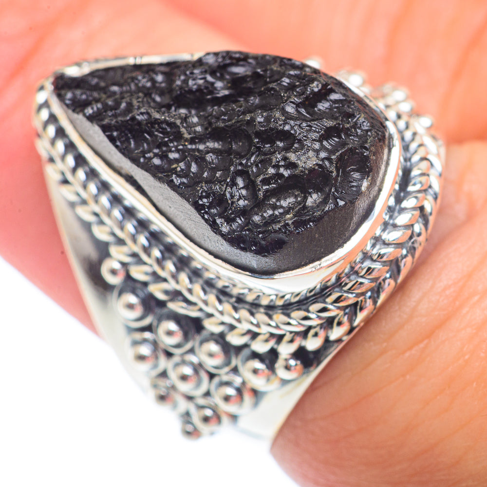 Tektite Rings handcrafted by Anasilvercos - RING73033