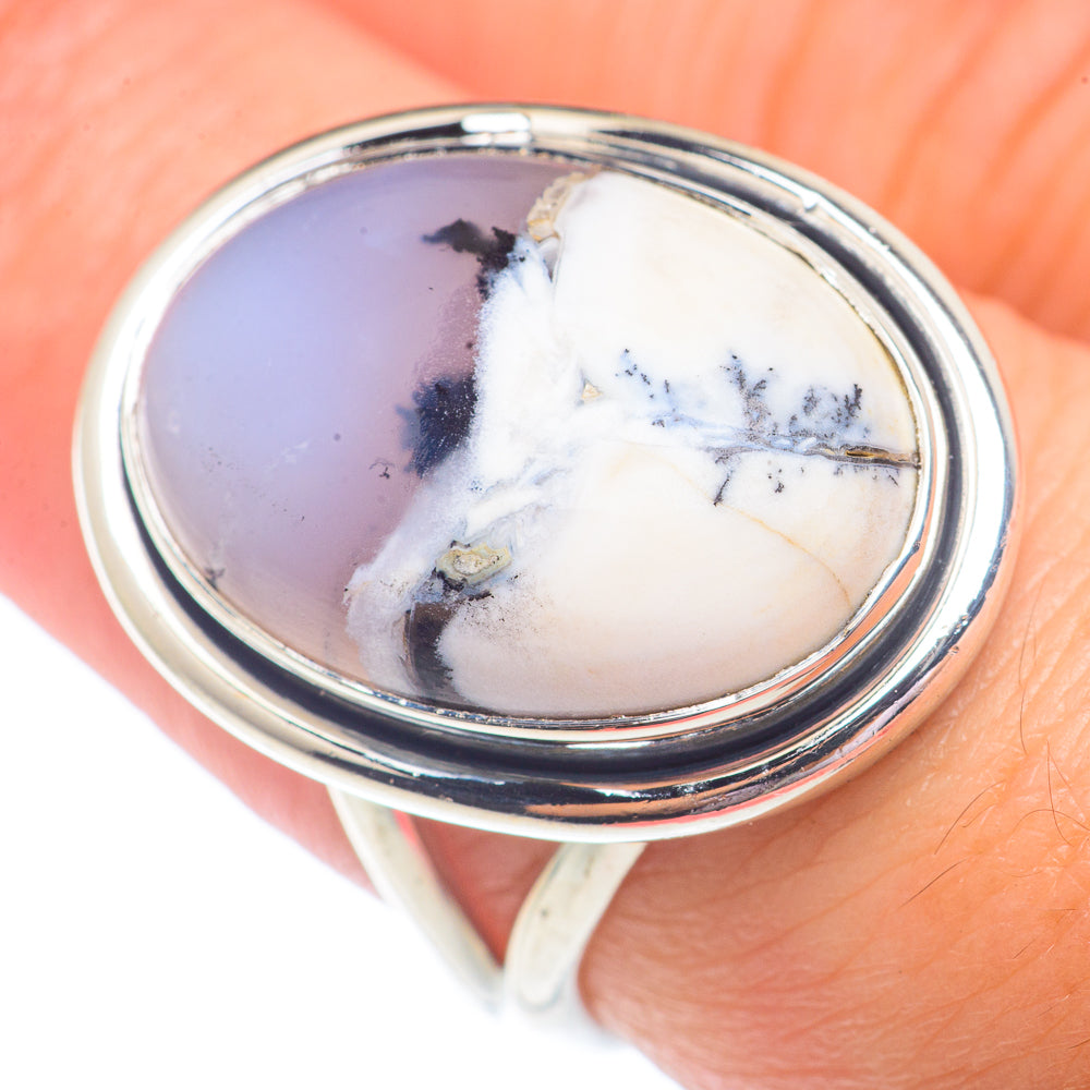 Dendritic Opal Rings handcrafted by Anasilvercos - RING73038